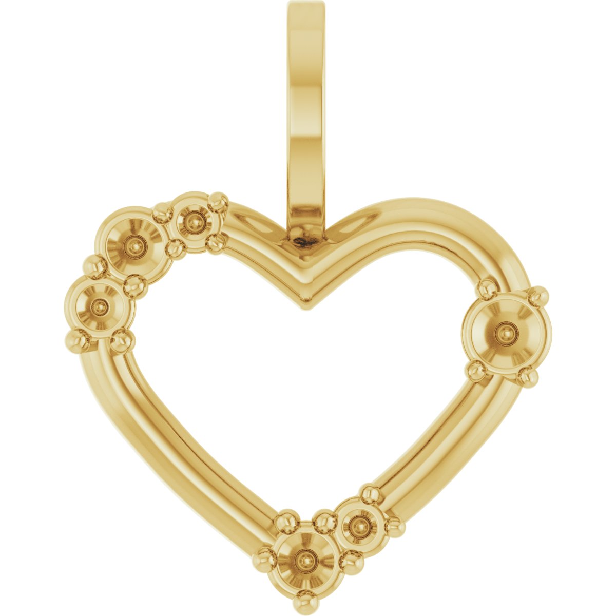 Accented Heart Pendant
