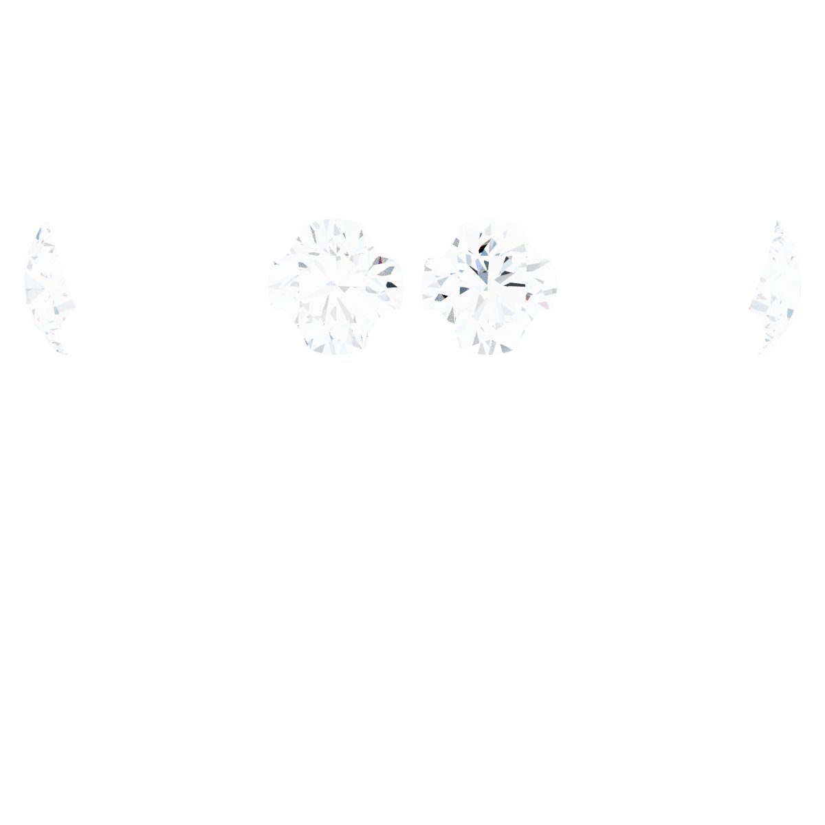 4-Prong Pre-Notched Claw Hidden Halo-Style Peg Setting