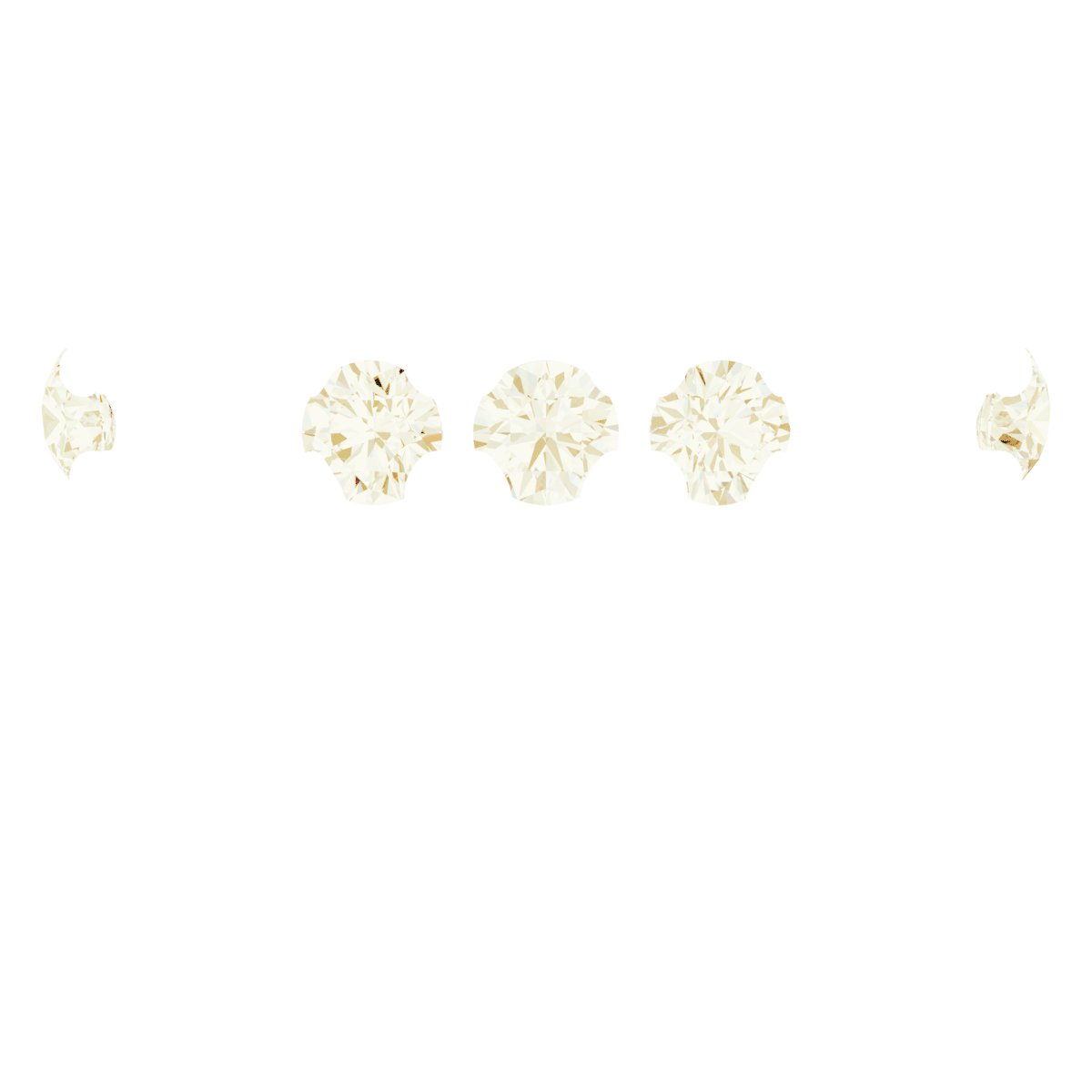 4-Prong Pre-Notched Claw Hidden Halo-Style Peg Setting