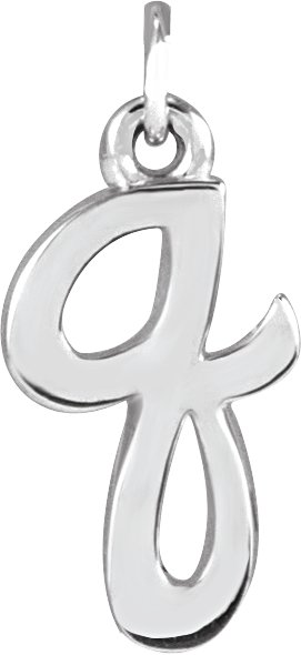 Platinum Petite Initial Q Pendant Ref 21293507