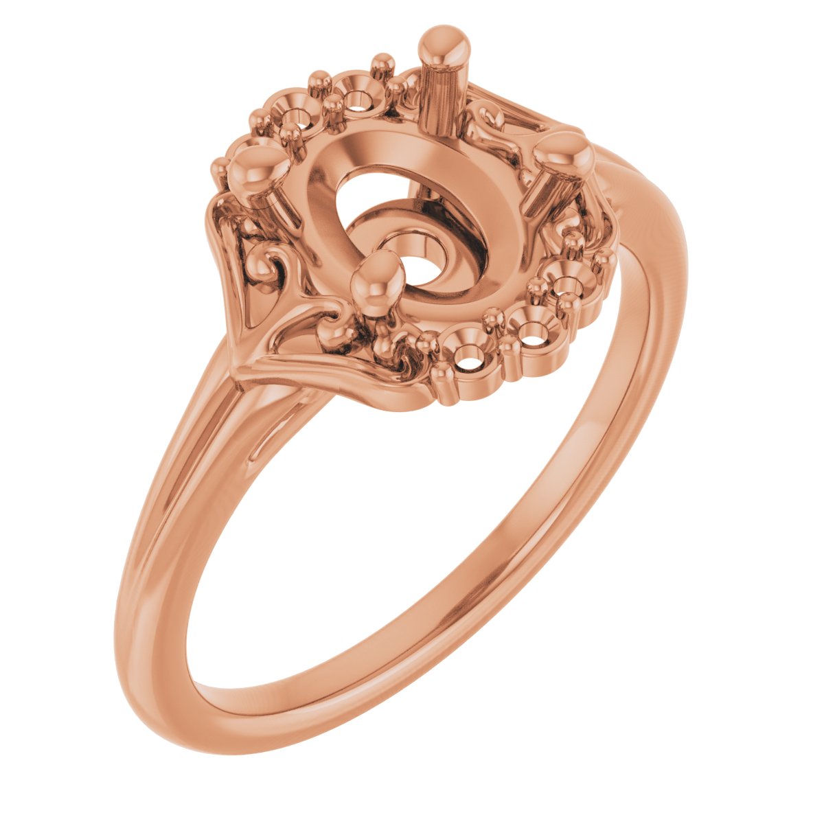 Accented Engagement Ring or Band