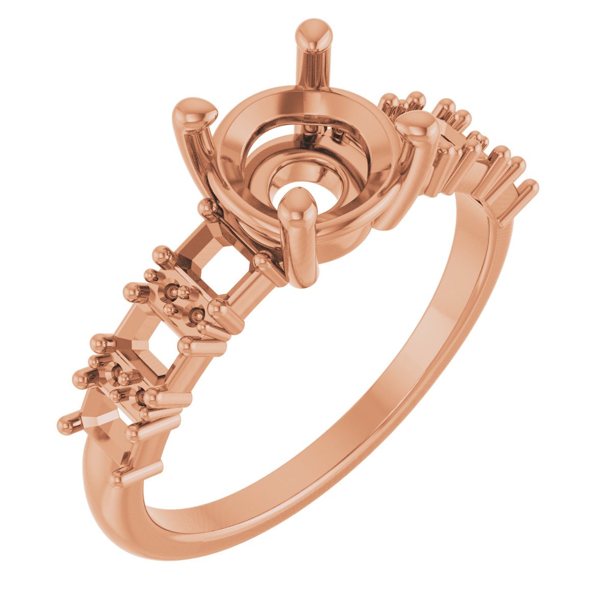 Accented Engagement Ring or Band