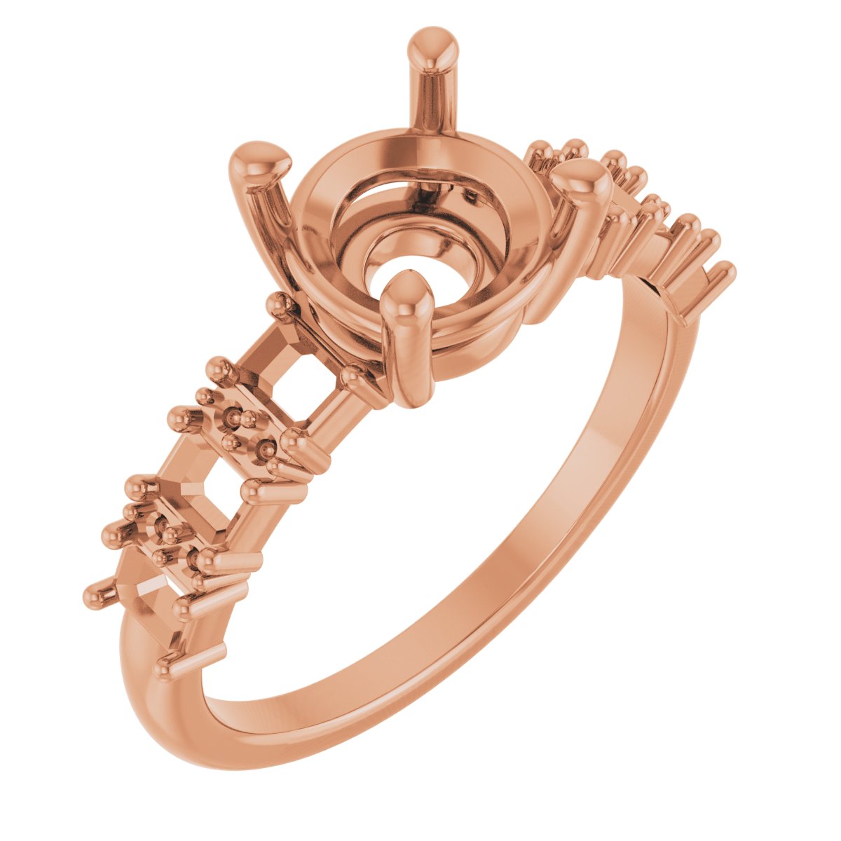 Accented Engagement Ring or Band
