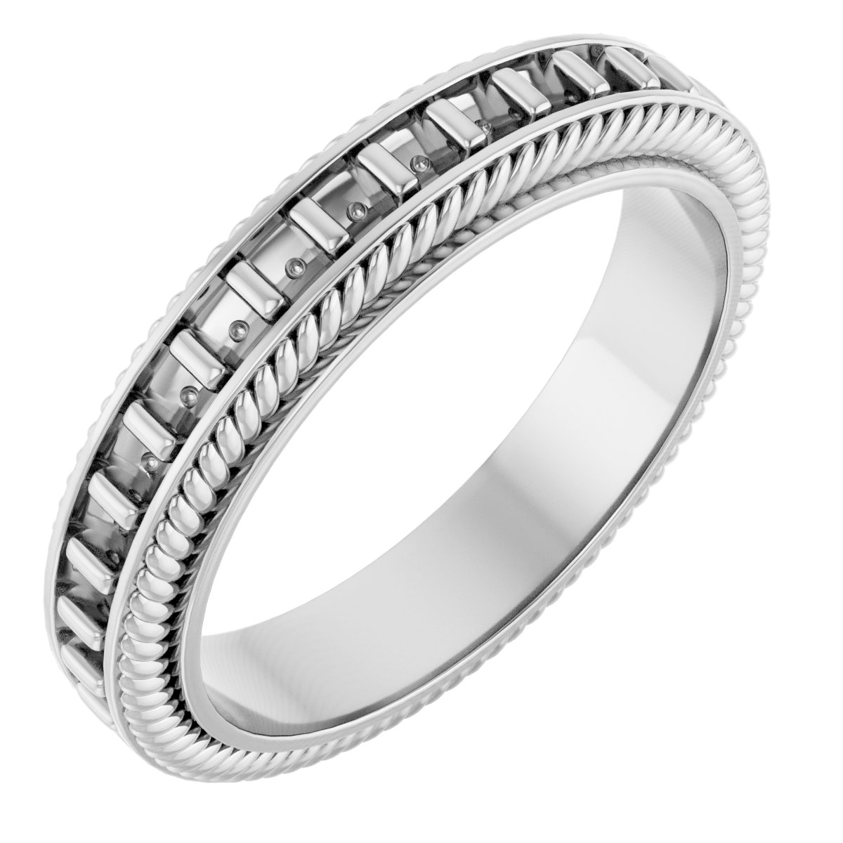 Rope Edge Eternity Band