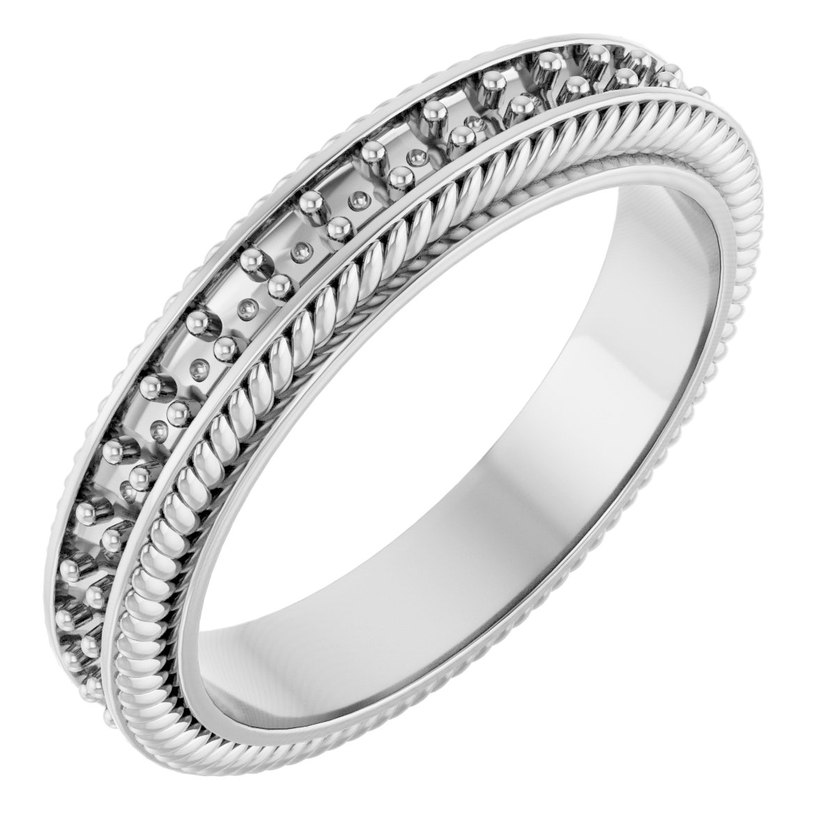 Rope Edge Eternity Band