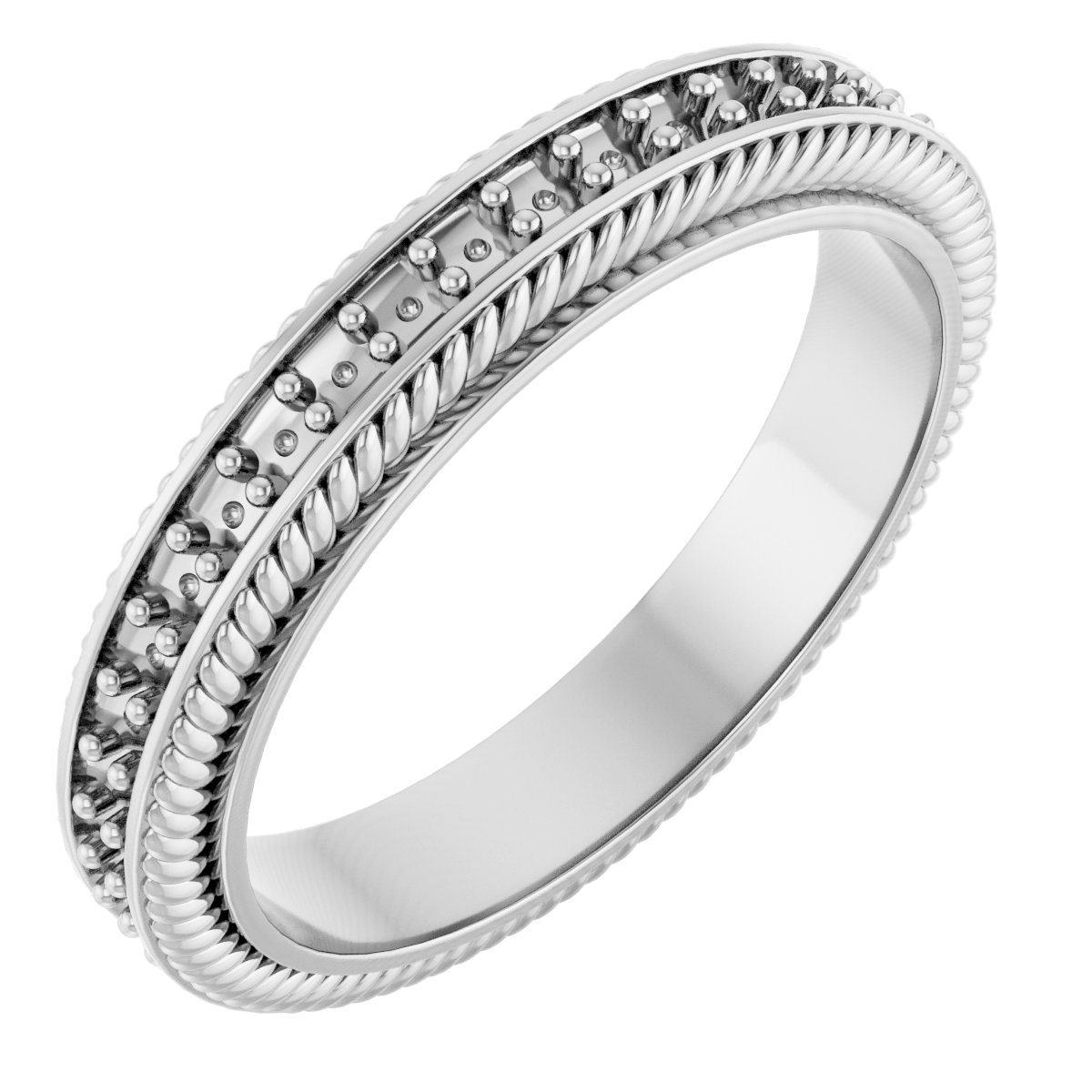Rope Edge Eternity Band