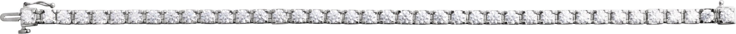 14K White 6 CTW Lab-Grown Diamond Link 7 1/4 Bracelet