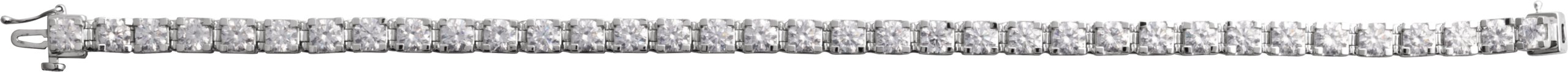 14K White 8 CTW Lab-Grown Diamond Line 7 1/4 Bracelet