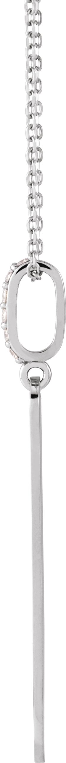 Alternative view of Engravable Bar Necklace