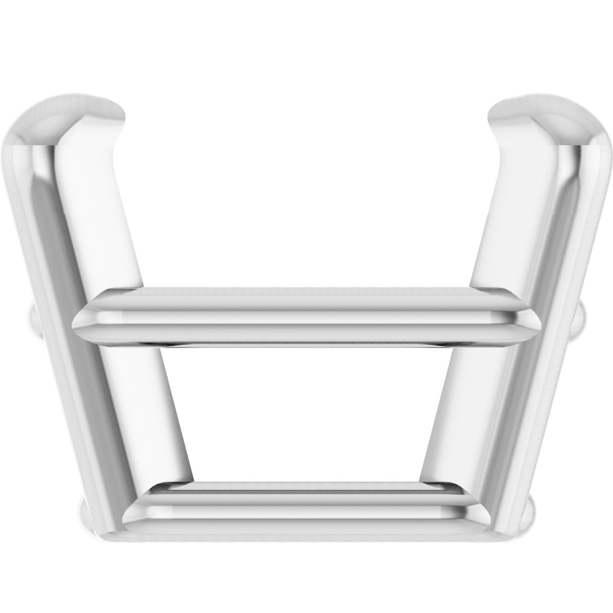 Square 4-Prong Ultra-Lightweight Basket Setting