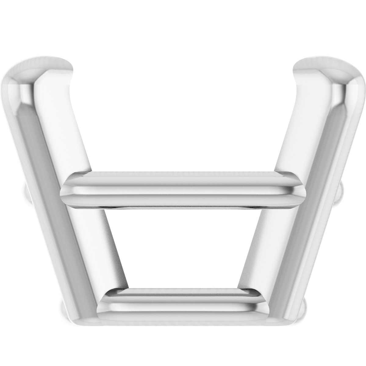 Square 4-Prong Ultra-Lightweight Basket Setting