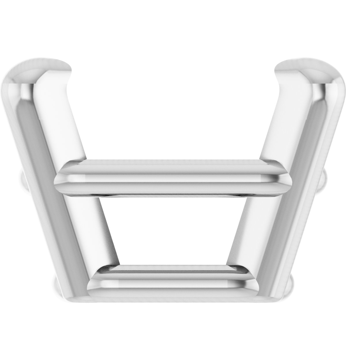 Square 4-Prong Ultra-Lightweight Basket Setting