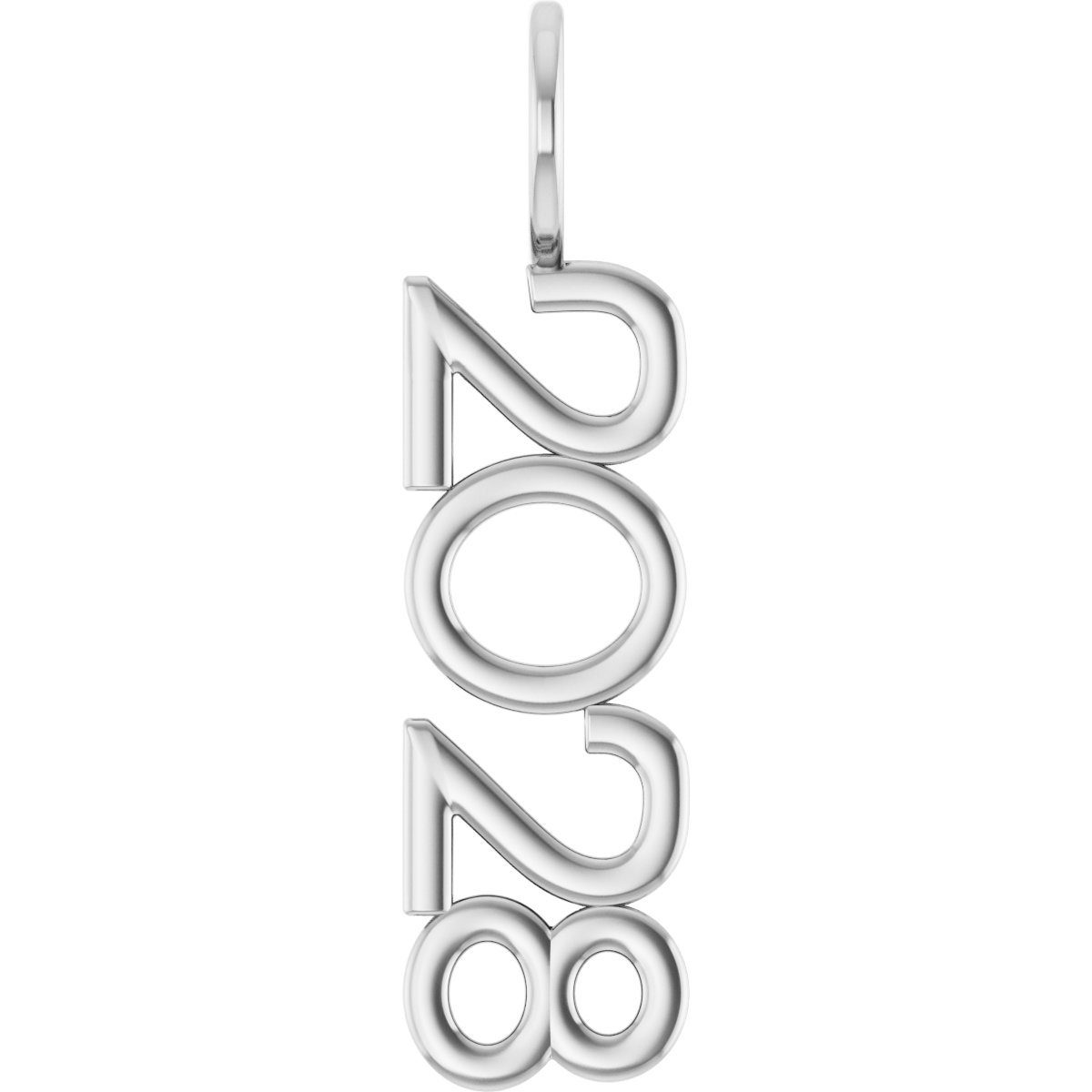 Sterling Silver 2028 Year Charm/Pendant