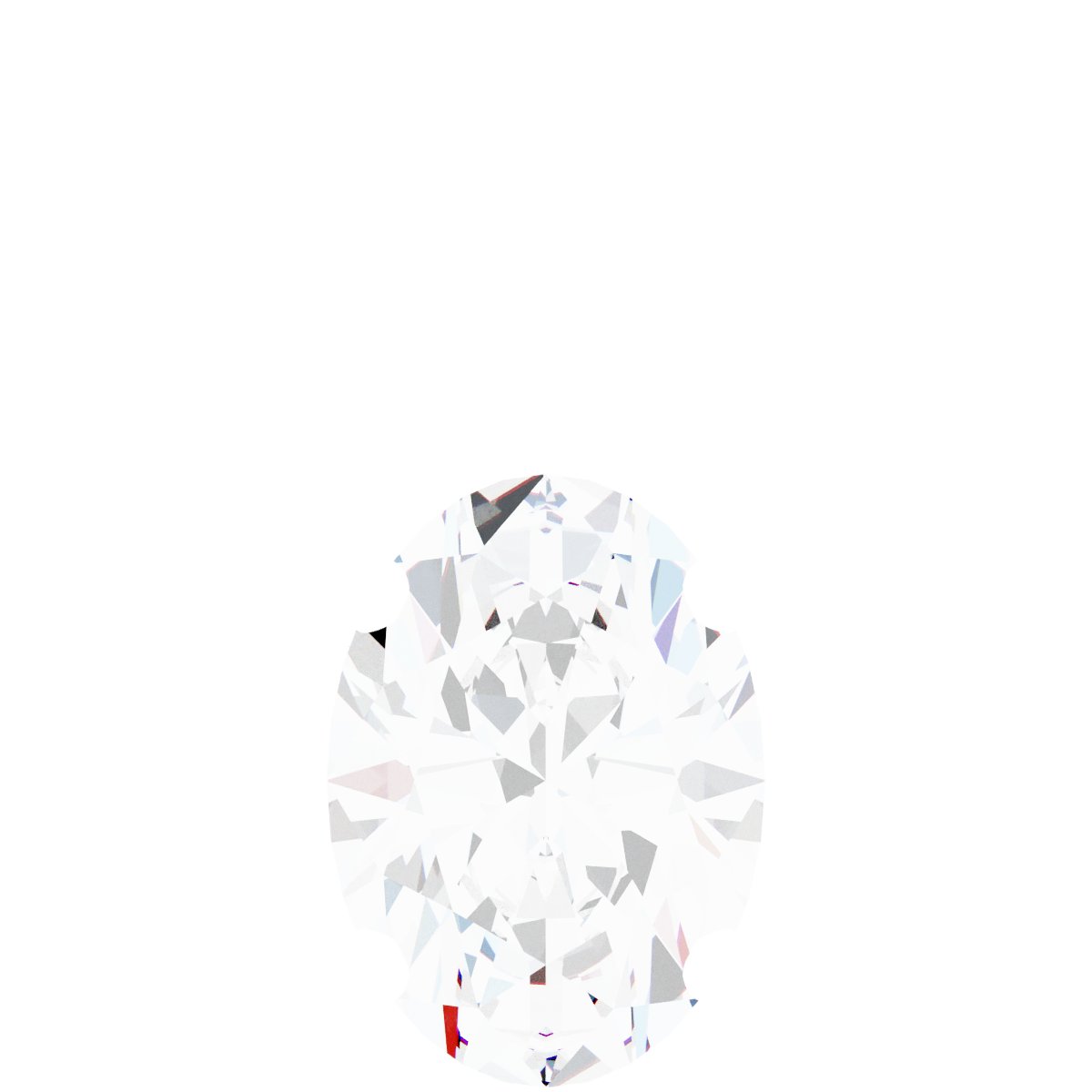 Oval 4-Prong Solitaire Necklace or Pendant