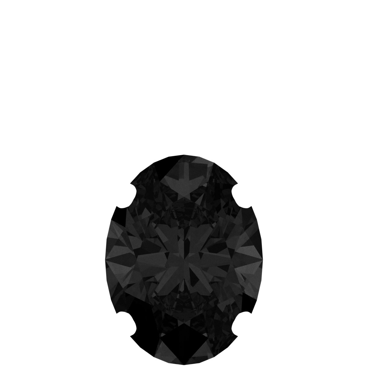 Oval 4-Prong Solitaire Necklace or Pendant