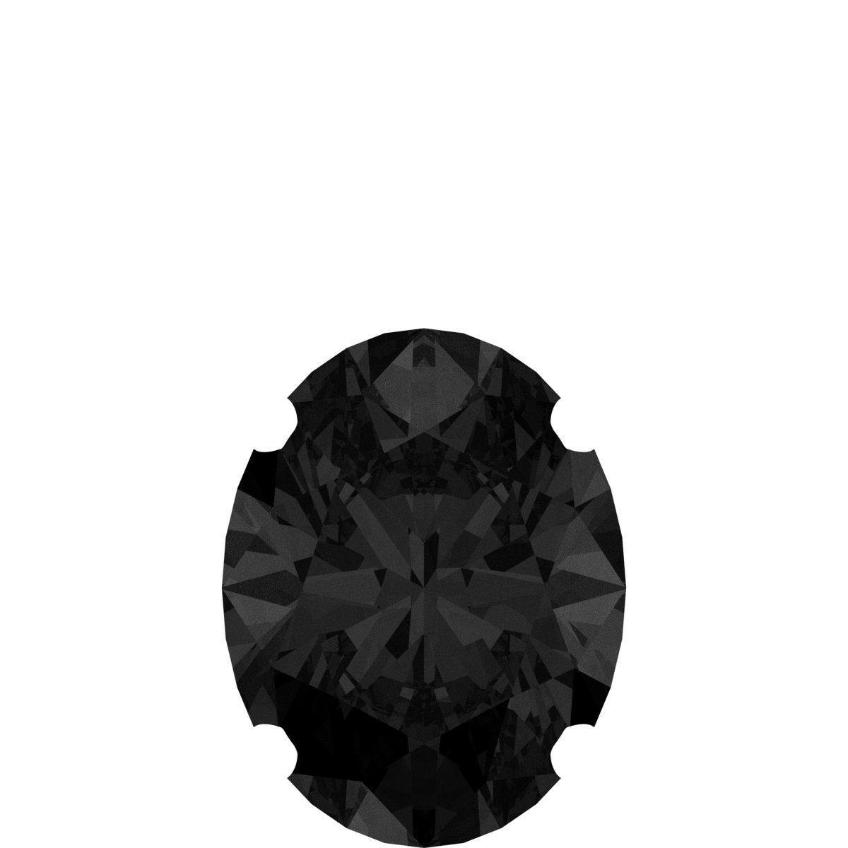 Oval 4-Prong Solitaire Necklace or Pendant