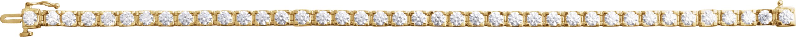 14K Yellow 6 CTW Lab-Grown Diamond Link 7 1/4 Bracelet