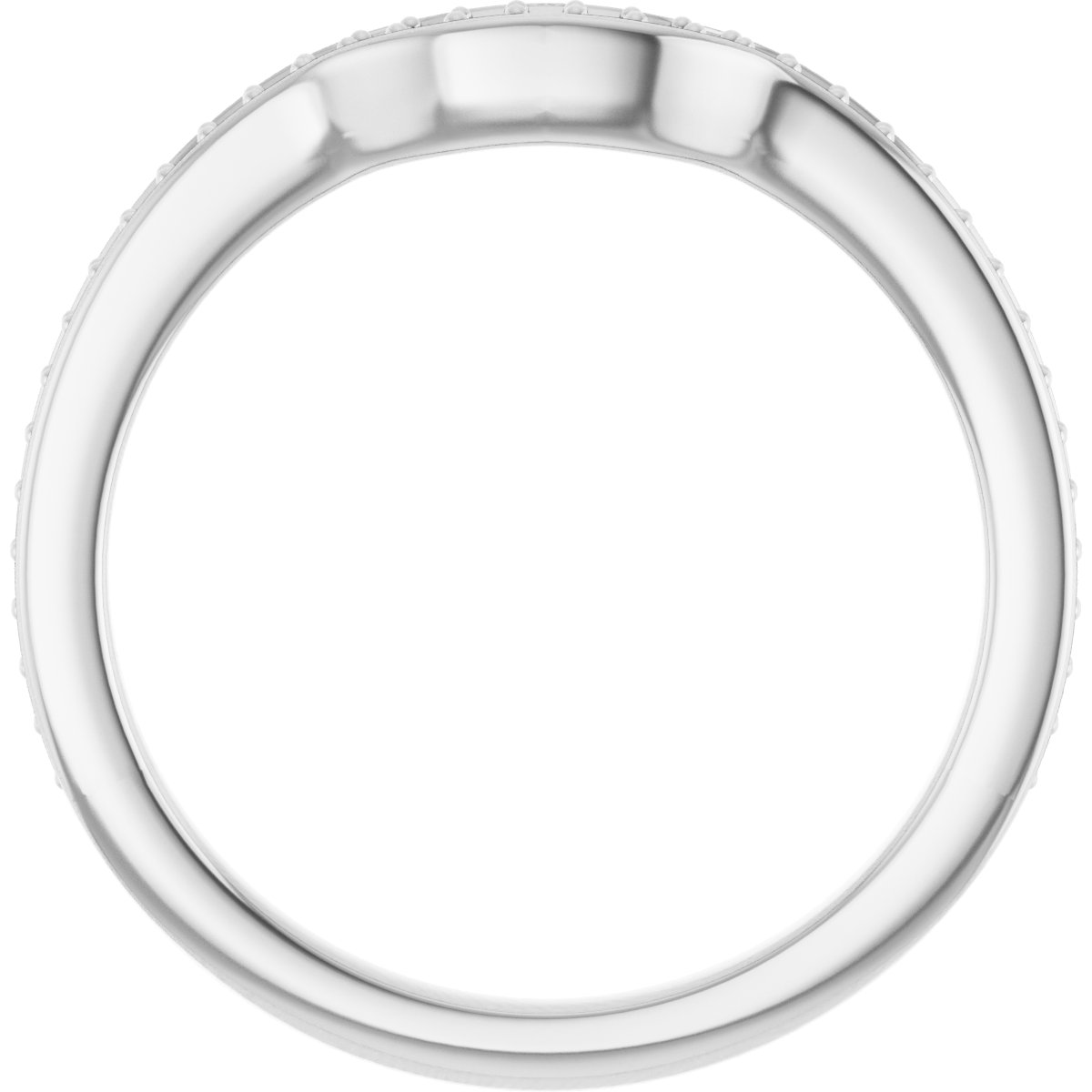 Band Mounting for 5.5 mm Square Ring view 2