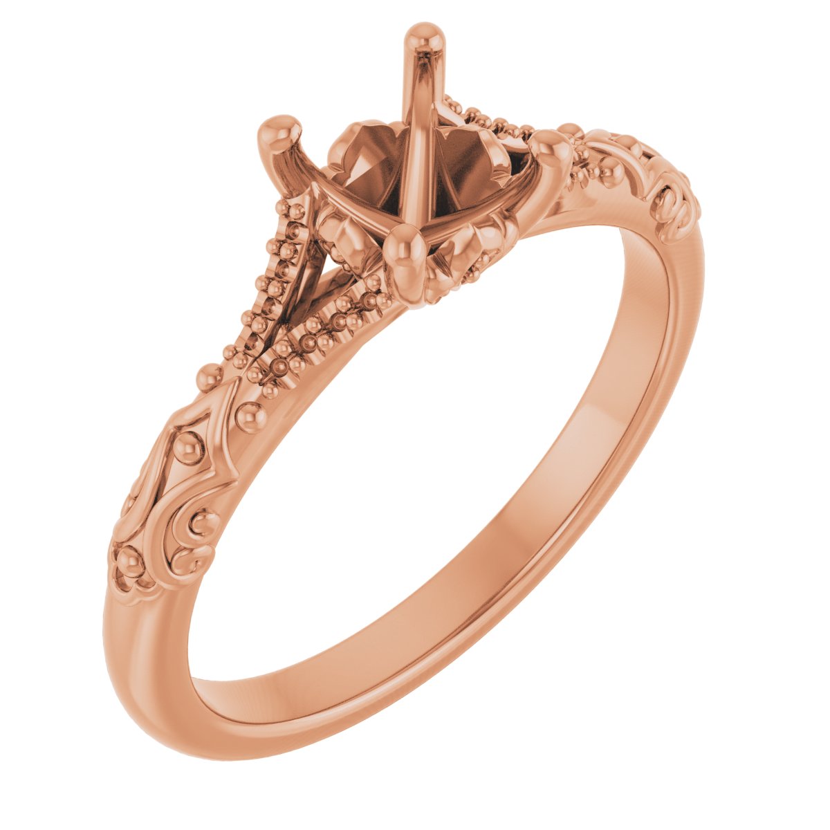 Solitaire Sculptural Engagement Ring