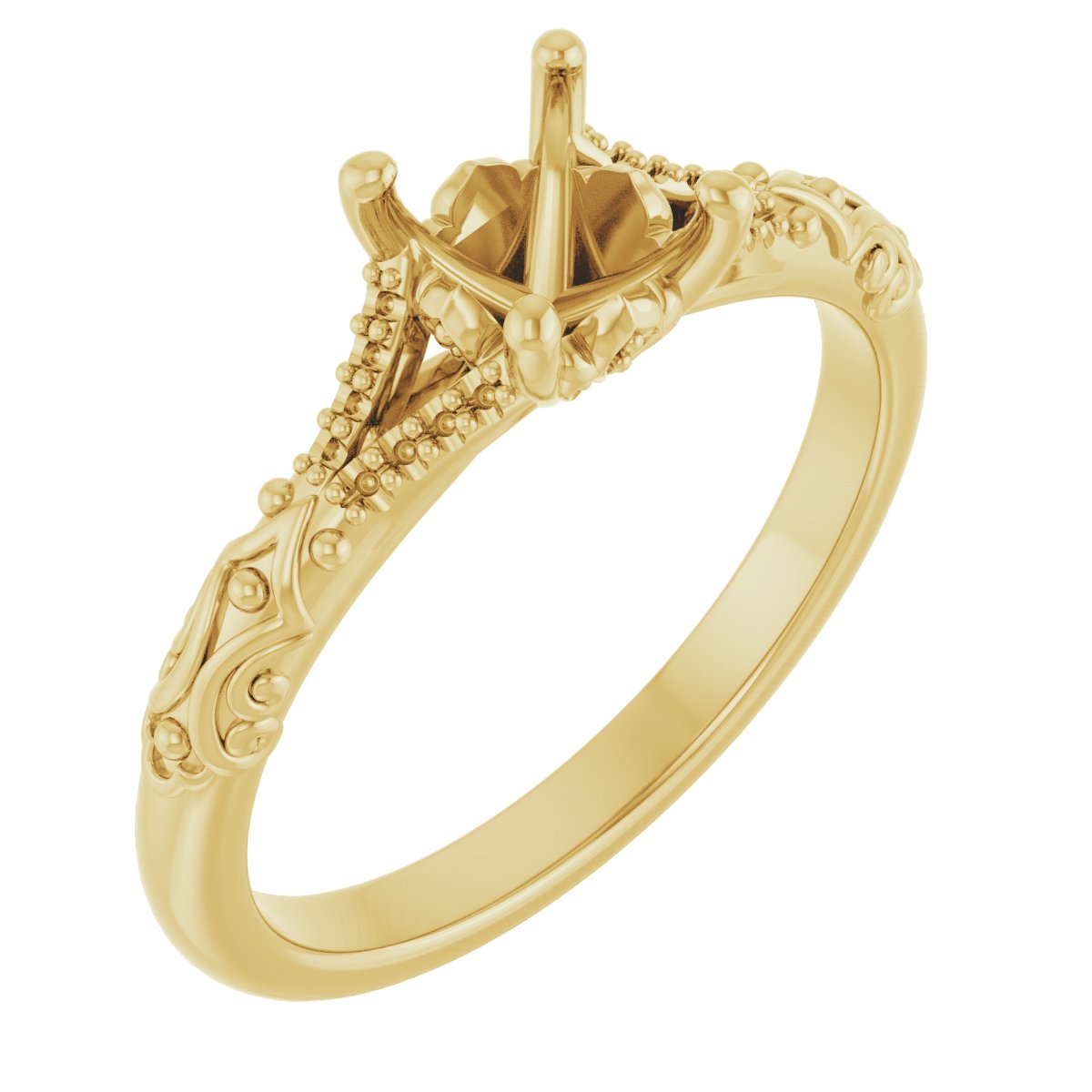 Solitaire Sculptural Engagement Ring