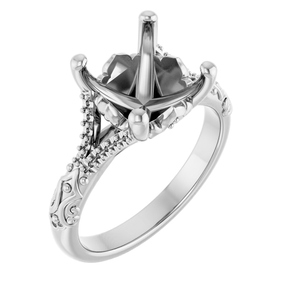 Solitaire Sculptural Engagement Ring