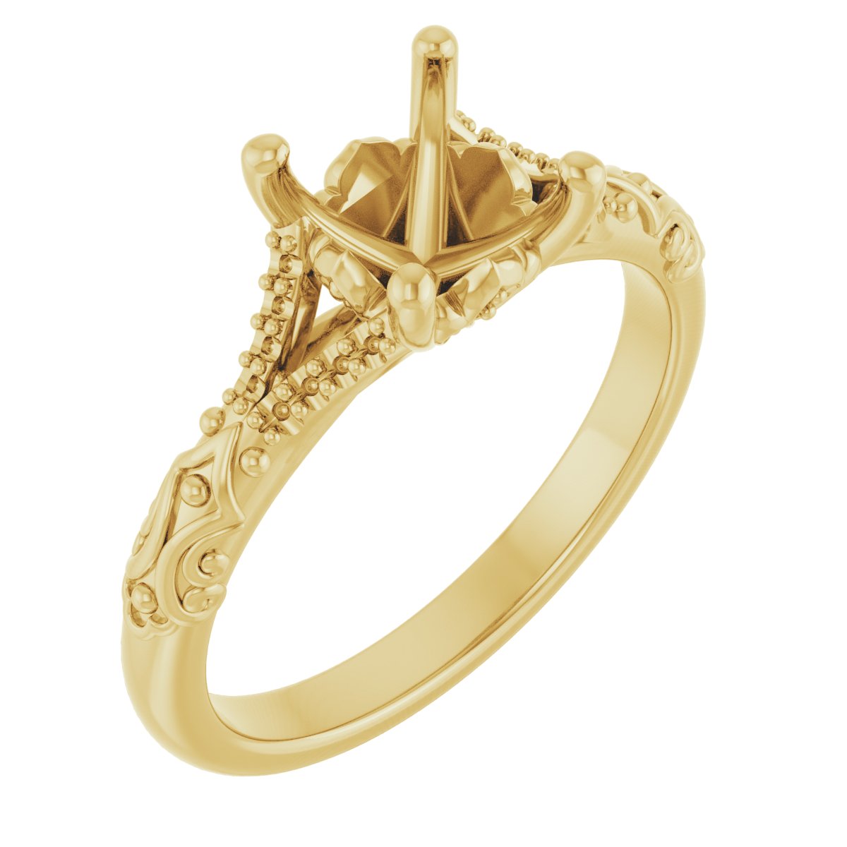 Solitaire Sculptural Engagement Ring