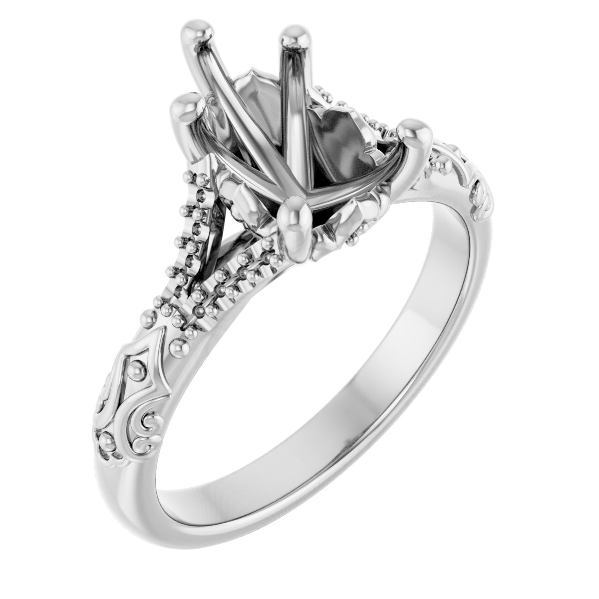 Solitaire Sculptural Engagement Ring