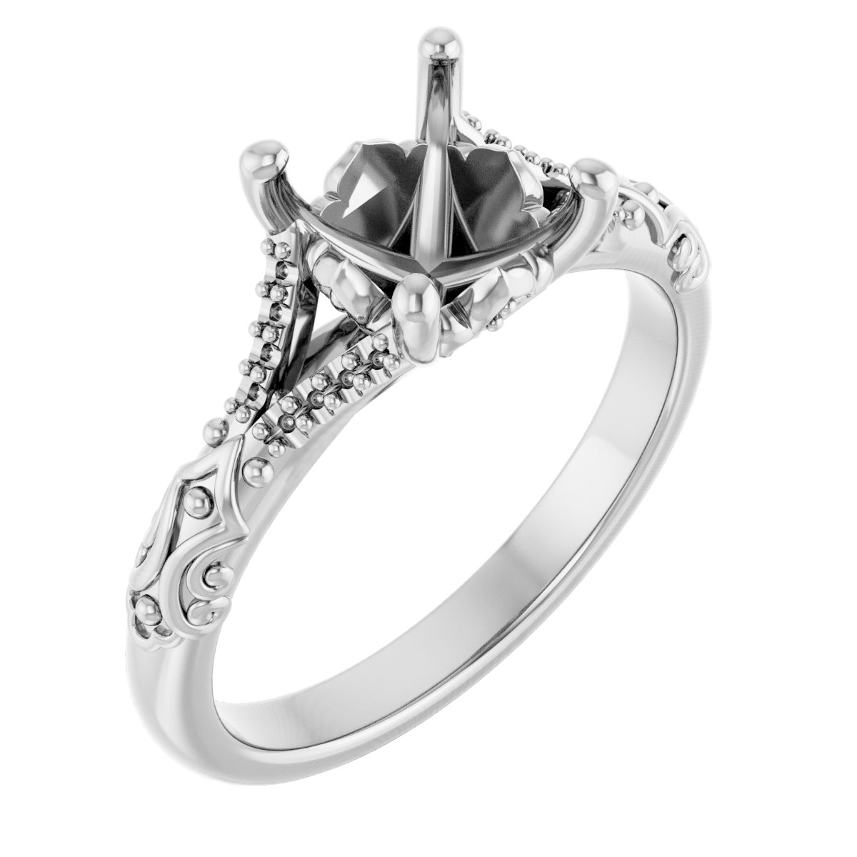 Solitaire Sculptural Engagement Ring