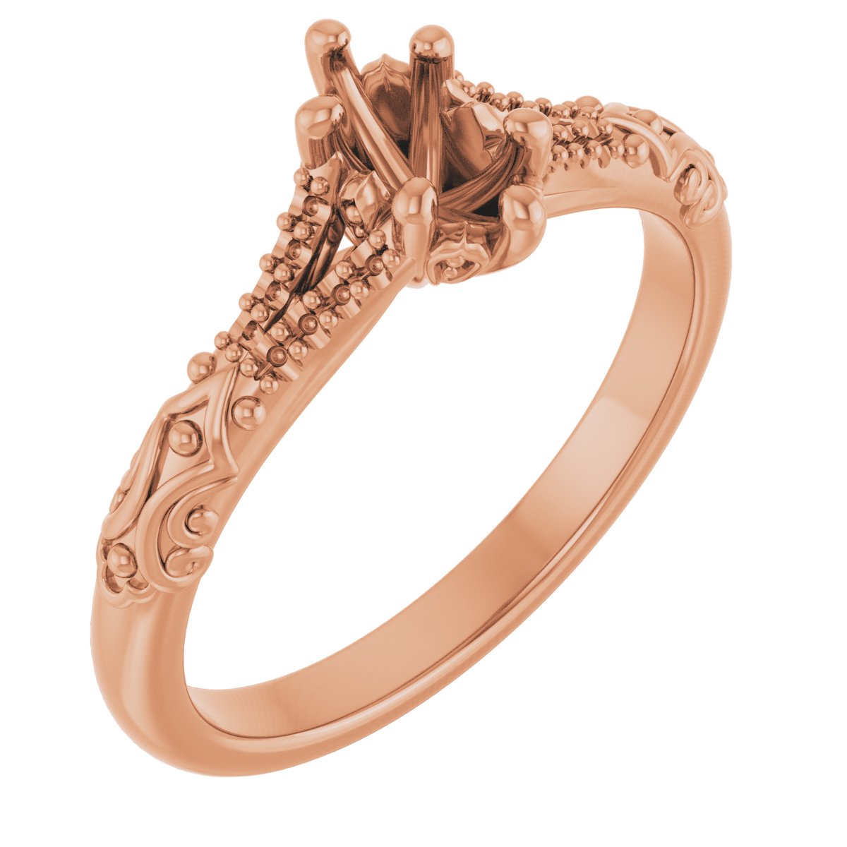 Solitaire Sculptural Engagement Ring