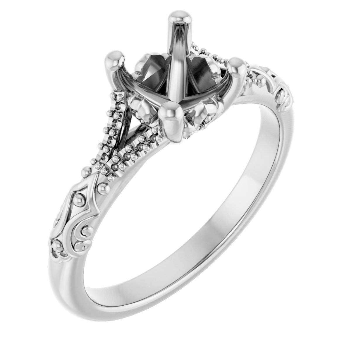 Solitaire Sculptural Engagement Ring