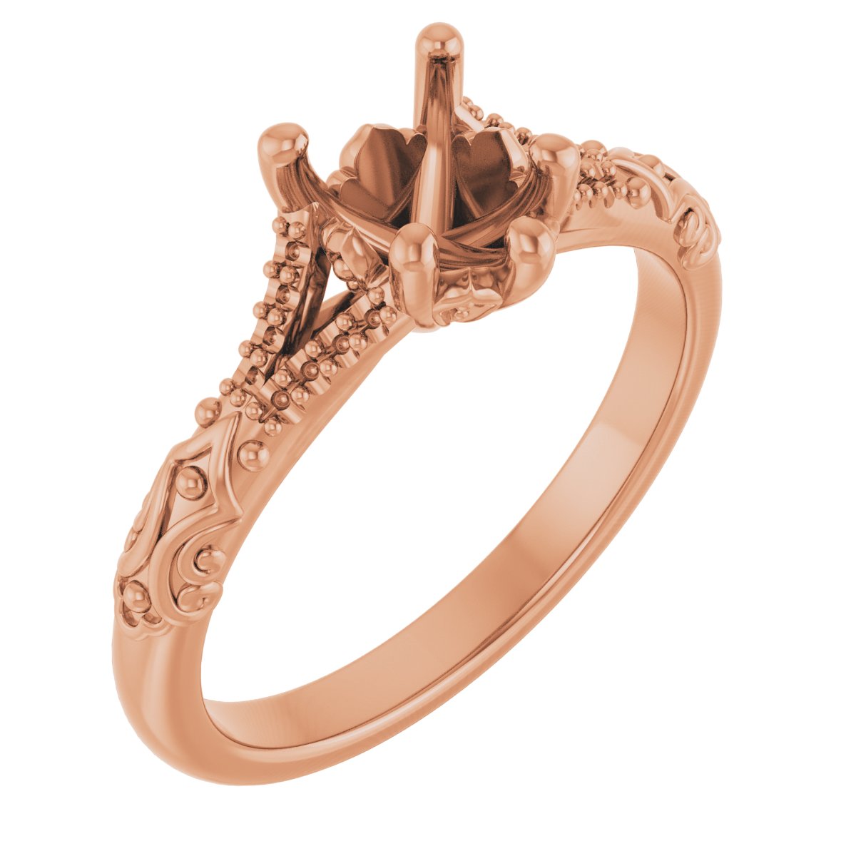 Solitaire Sculptural Engagement Ring