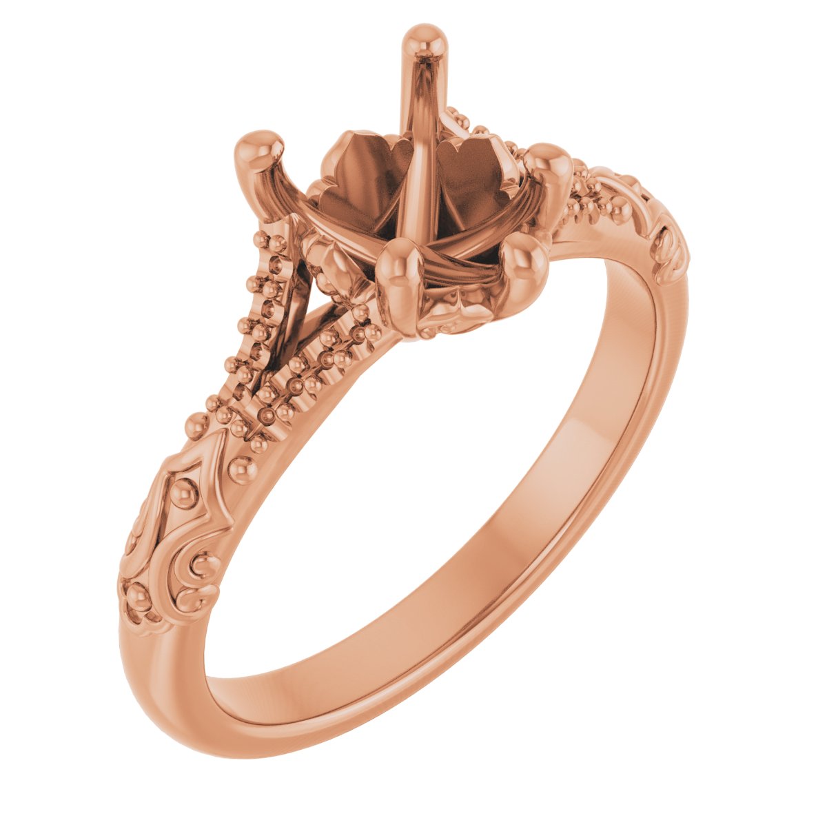 Solitaire Sculptural Engagement Ring