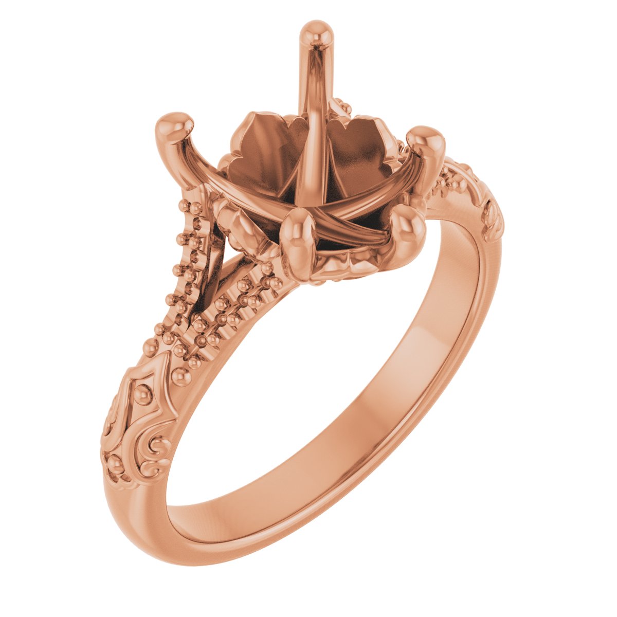 Solitaire Sculptural Engagement Ring