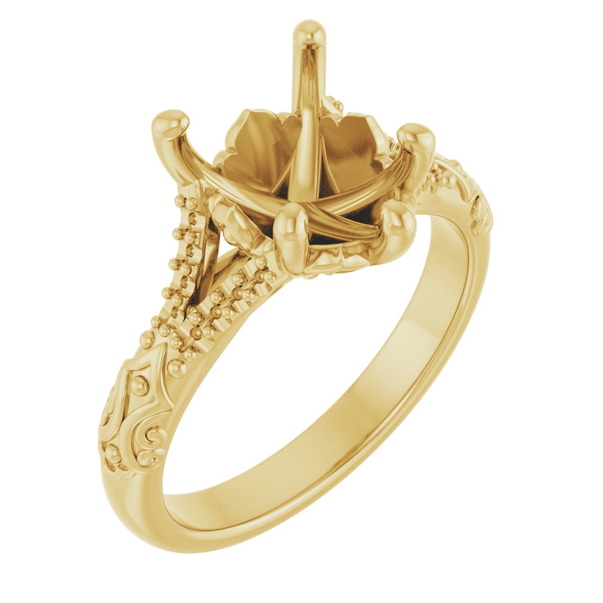 Solitaire Sculptural Engagement Ring