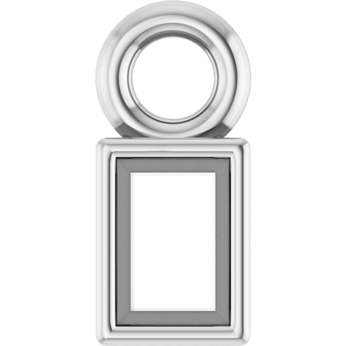 Bezel-Set Dangle
