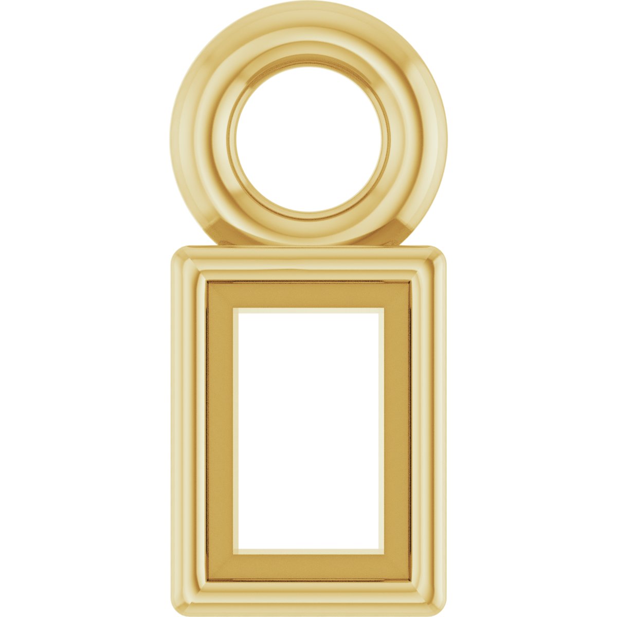 Bezel-Set Dangle