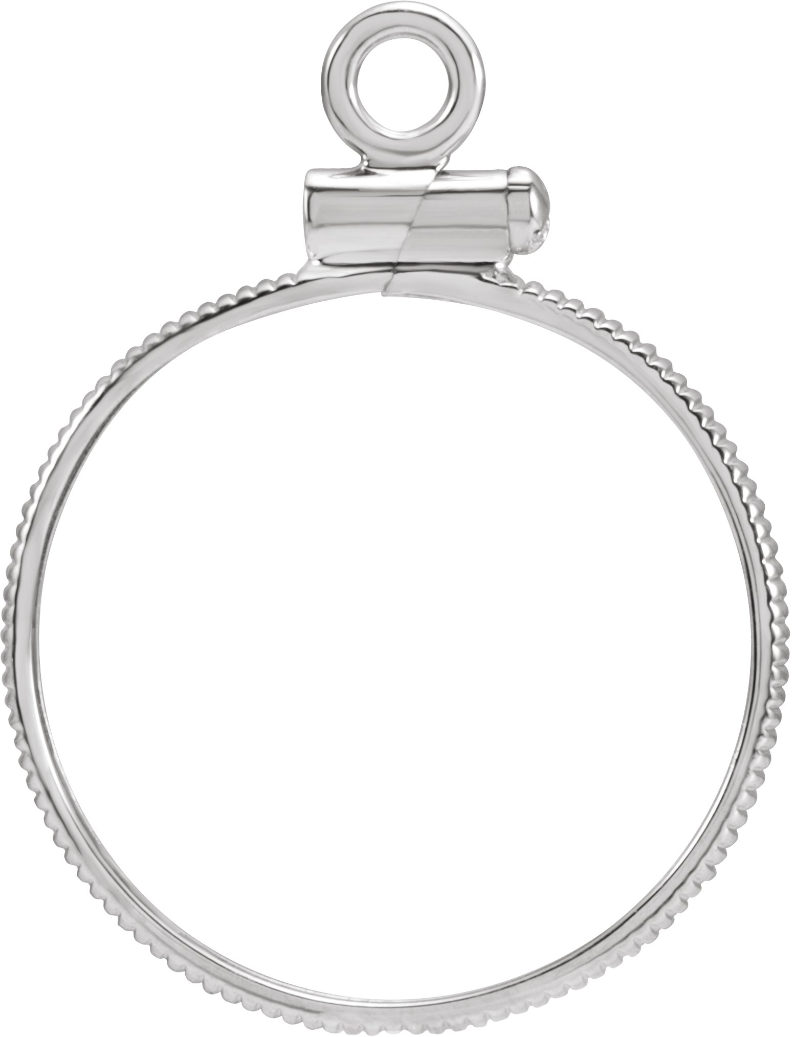 17.9x1.2 mm Screw-Top Coin Edge Coin Frame Dangle