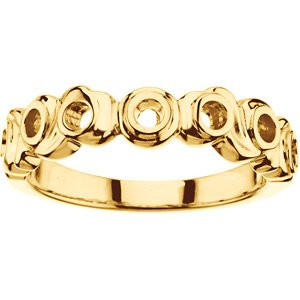 Family Bezel-Set Ring