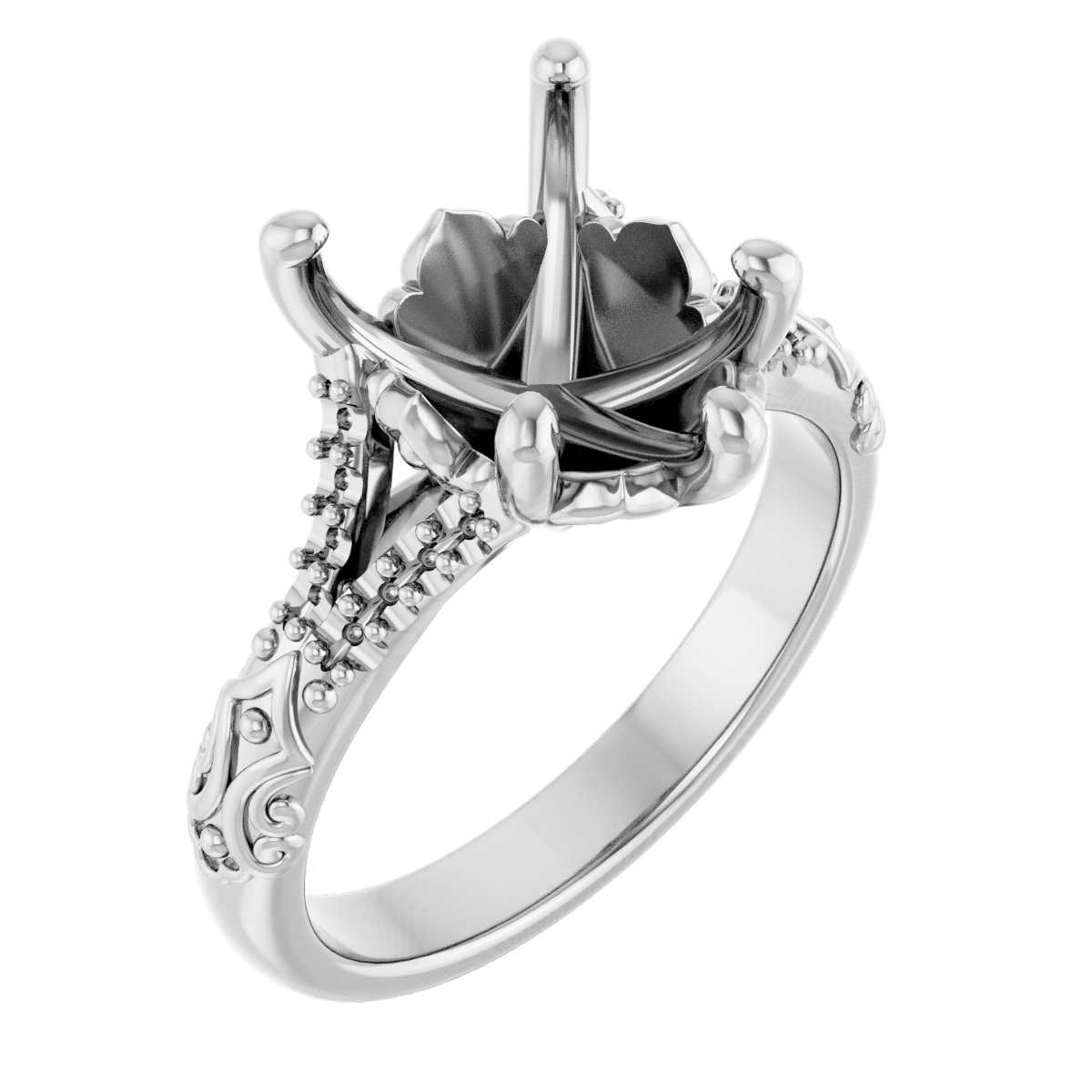 Solitaire Sculptural Engagement Ring