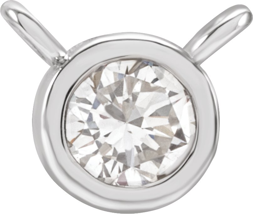 Bezel-Set Necklace Center