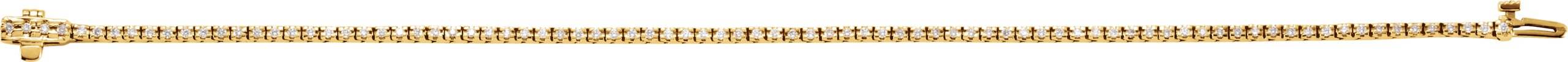 14K Yellow 7/8 CTW Lab-Grown Diamond Line 7 1/4