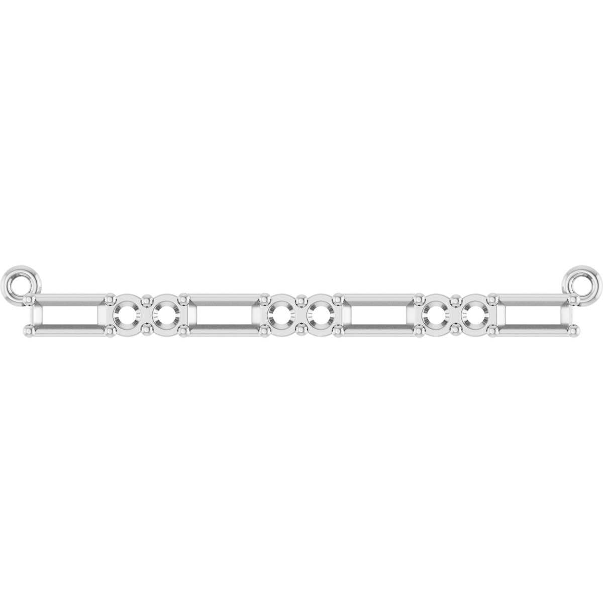Accented Bar Necklace or Center