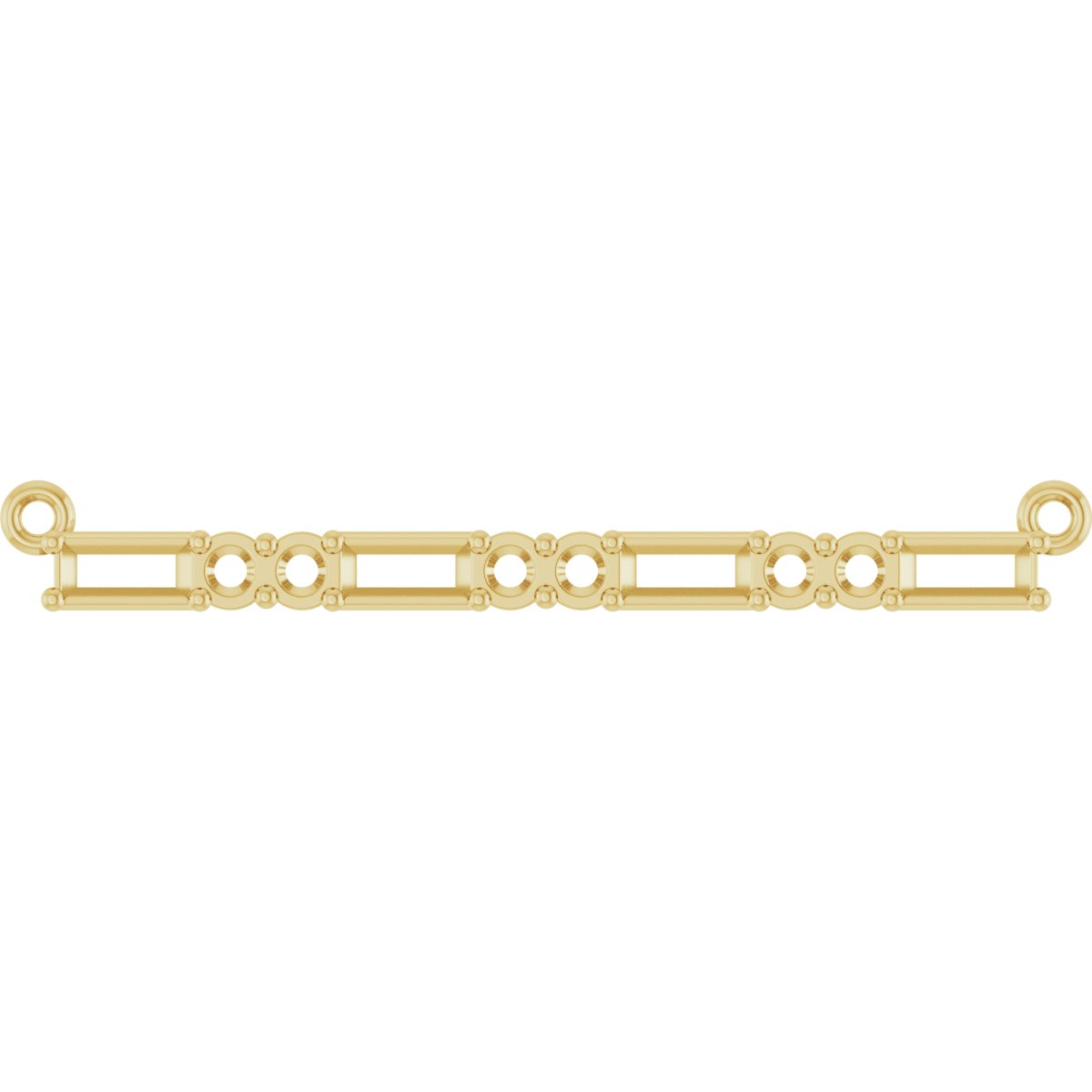 Accented Bar Necklace or Center