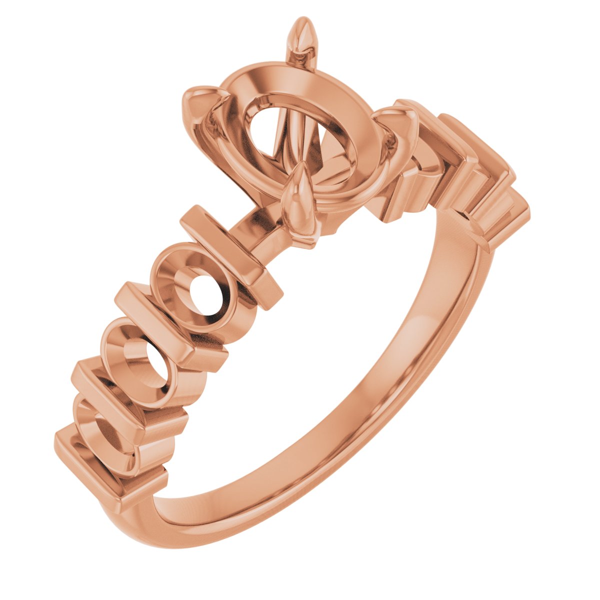 Accented Engagement Ring or Band
