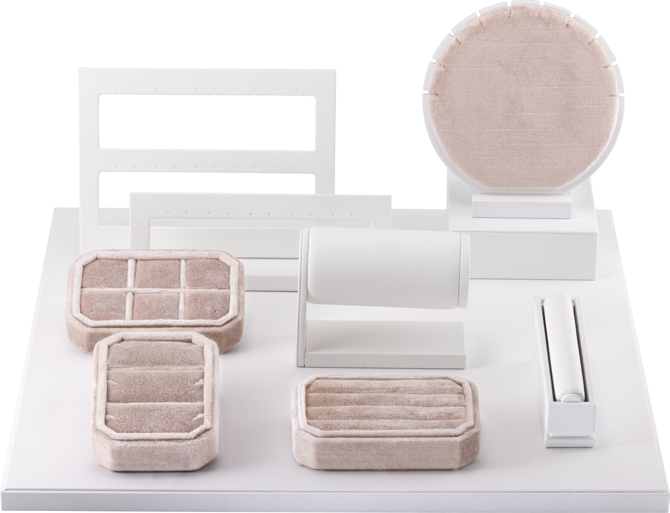 White Multifunctional 10-Piece Display Set