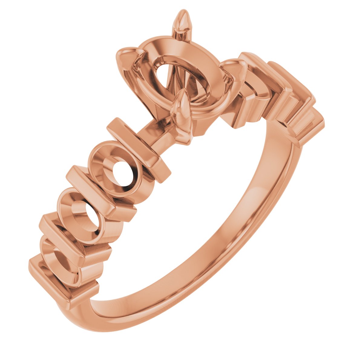 Accented Engagement Ring or Band