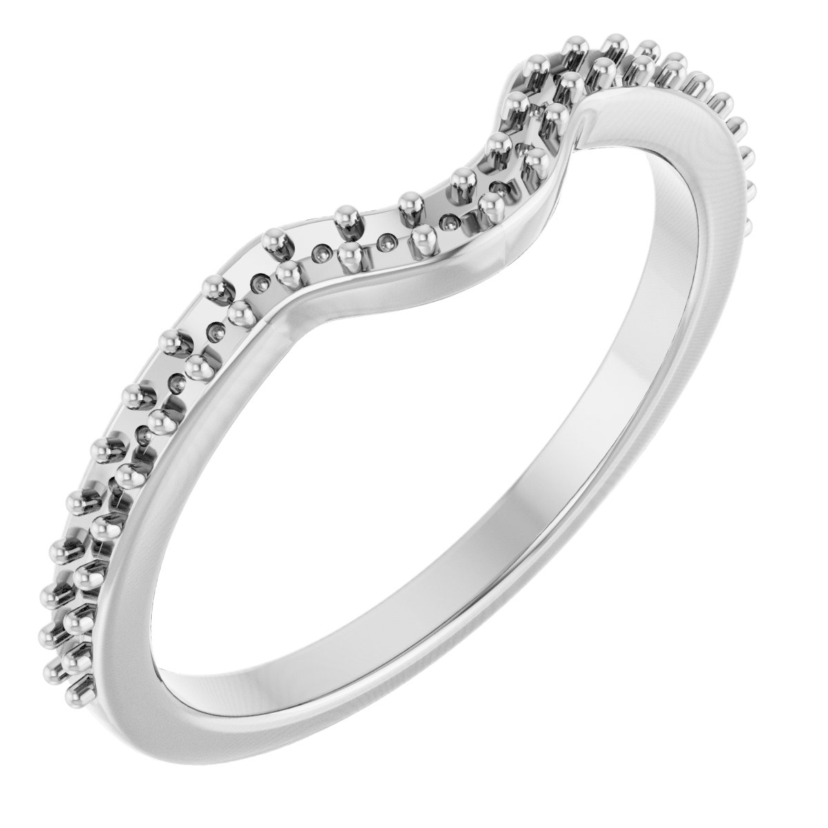 Bezel-Set Solitaire Engagement Ring or Band