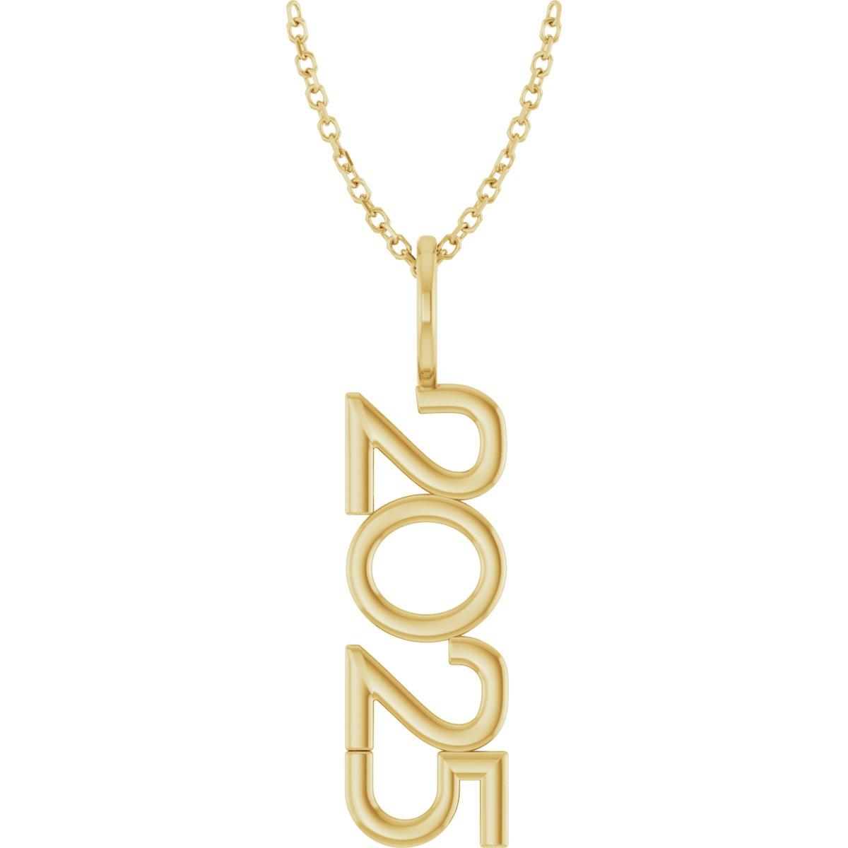 14K Yellow 2025 Year 16-18" Necklace