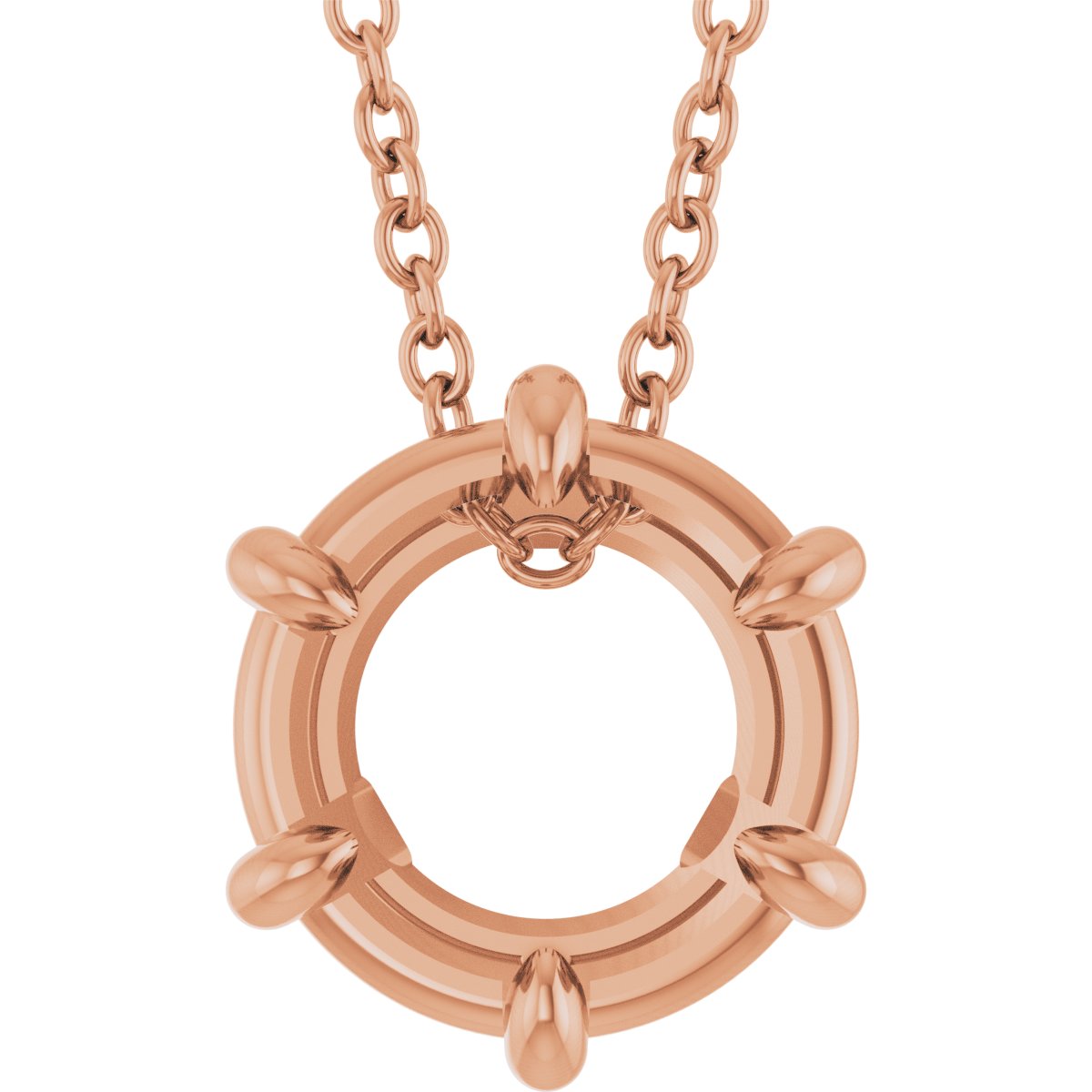 Solitaire Necklace or Slide Pendant
