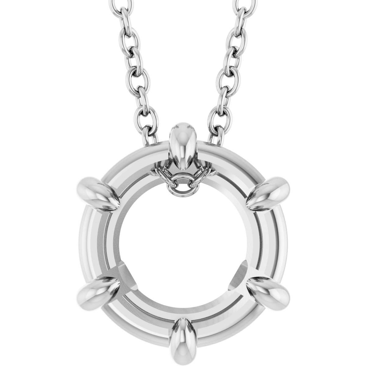 Solitaire Necklace or Slide Pendant